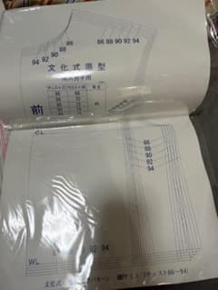 文化式原型 成人男子用 パターン Mサイズのサムネイル