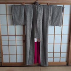パールさま　総絞り　鹿子絞り　黒　身丈165.5　裄67 トールサイズ ゆったりサイズ 小紋 総絞り 鹿子絞り 黒 身丈165.5 裄67