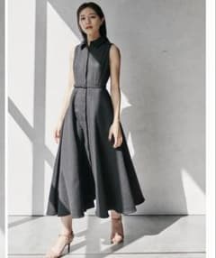 laubeblanc Belted Jacquard Dress Mサイズ - メルカリ