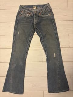 TRUE RELIGION ブーツカット デニムパンツ USA製 24 - メルカリ