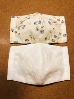 ハンドメイド　インナーマスク　二枚組のサムネイル