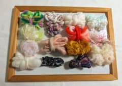 104☆変わり糸ミックス 約30g ハンドメイド素材 毛糸 引き揃え糸