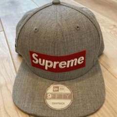ニューエラ　supreme ストレートキャップのサムネイル