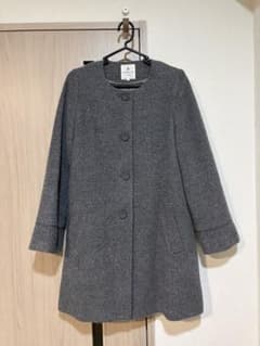 LANVIN en Bleu ウールコート グレー 36のサムネイル