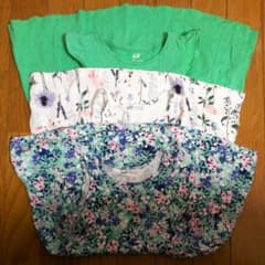 《☆お値下げ☆》H&M キッズワンピース 110㎝ 3枚セットのサムネイル
