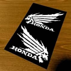 【送料込み】カッティングステッカー ホンダ HONDA ウィング スカルのサムネイル