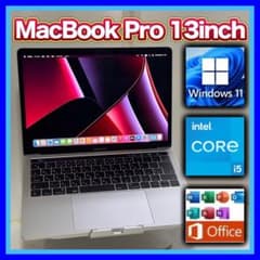 Win・Office付属♪〜Mac Book Pro 13-inch ⭐︎指紋認 メルカリ