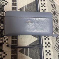 COACH 長財布 リストレット付き ブルーのサムネイル