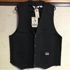 あーぼさん専用 BAN DAVIS ベンデイビス ワーク ベスト L 黒のサムネイル