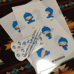 明治安田生命 ライトくん ボールペン二本 パイロット クリアファイル2枚セットのサムネイル