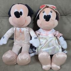 ミッキー＆ミニー ステンドグラスホラーナイトBIG ぬいぐるみ 【2種セット】