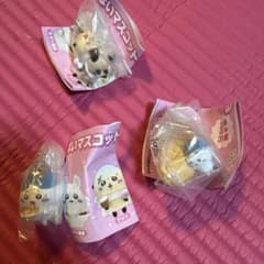M*i様 ちいかわ たべものいっぱいマスコット3 たいやき　プリン いなりあげものサムネイル