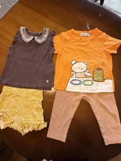 子供服 トップス パンツ ４点セット　サイズ全て80cmですのサムネイル