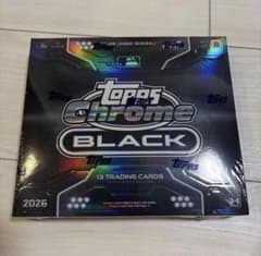 シュリンク付】2026 ToppsChrome Black Hobby Box - メルカリ