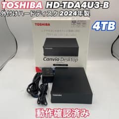 TOSHIBA 外付けハードディスク HD-TDA4U3-B BUFFALO - メルカリ