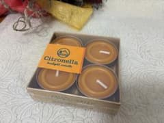 Citronellaアロマキャンドル 虫除け 4個セットのサムネイル
