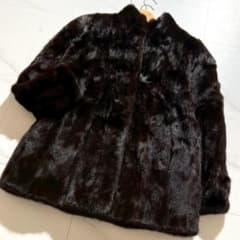 艶感◎ BLACK GLAMA Diana ミンク 毛皮コート リアルファー - メルカリ
