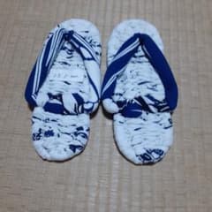 布ぞうり　室内バキ(23.5cm)のサムネイル