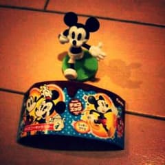チョコエッグ　ミッキーマウス　モノクロのサムネイル