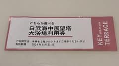 白浜海中展望塔orホテルシーモア大浴場利用券のサムネイル