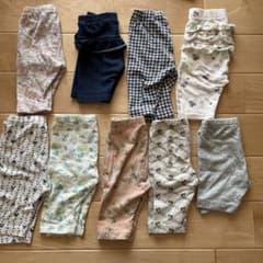 レギンスパンツ　9点セット　ユニクロ　80のサムネイル