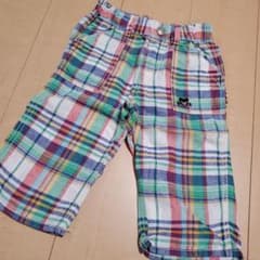 DOUBLE.B チェック柄 ハーフパンツ 130のサムネイル