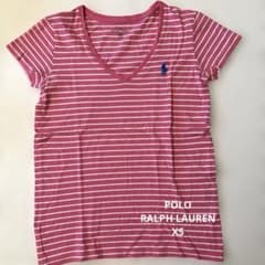 Polo Ralph Lauren 半袖 Vネック Tシャツ ピンクのサムネイル