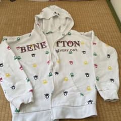 BENETTON カラフルパーカー 8-9歳のサムネイル