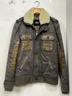 DOLCE & GABBANA 襟ボア ジャケット D&G 48 イタリー製 DOLCE & GABBANA 襟ボア ジャケット D&G 48 イタリー製 - メルカリ