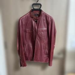 REATS TAILOR ZAZOUS レザージャケット ボルドー 36のサムネイル