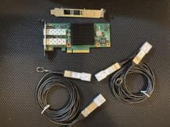 動作美品X520-DA2 10G SFP+ 新品3m AOCケーブル セット - メルカリ