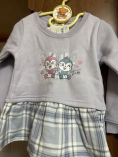 アンパンマン ワンピース 紫色 100cmのサムネイル