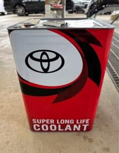 トヨタ純正スーパーロングライフクーラント冷却水LLCピンク18lのサムネイル