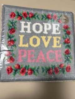 FEILER フェイラー タオルハンカチ HOPE LOVE PEACEのサムネイル