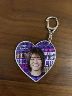 勝利時限定　サンフレッチェ広島レジーナ 塩田満彩 ハート型アクリルキーホルダーのサムネイル