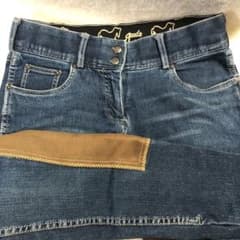乗馬用キュロット　ジーンズのサムネイル