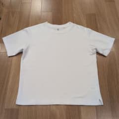 UNIQLO AIRism キッズ Tシャツ ホワイト 140のサムネイル