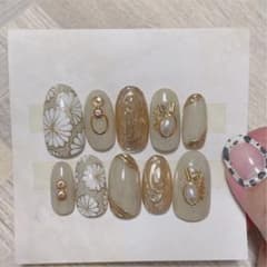 ネイルチップ 成人式 卒業式のサムネイル