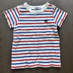 【DOUBLE.B】ストライプ 半袖Tシャツ 80のサムネイル