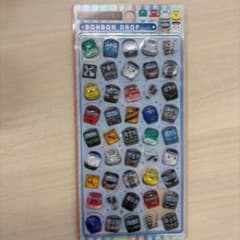 JR6社から大集合 ボンボンドロップシール 鉄道 シール