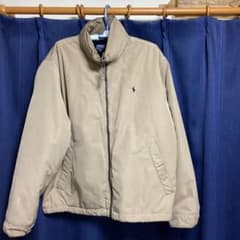POLO RALPH LAUREN ジップアップジャケット ベージュ L - メルカリ
