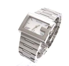 Funtan様 超美品グッチ 100L Gレクタングル 腕時計 Gレクタングル】GUCCI グッチ 時計 100L ホワイトシェル ☆極美品