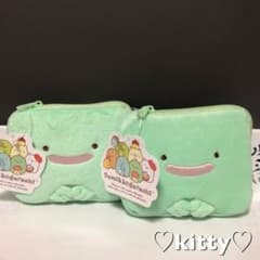 【新品・未使用】すみっコぐらし 小銭入れ２個セット とかげ本物  ポーチのサムネイル