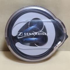 SENNHEISER 有線イヤホン MX500 メタリックブルー 収納ケース付き