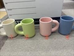 【まとめ買い歓迎】スプラッターデザイン マグカップ 7点セットのサムネイル