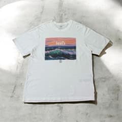 波 ロゴ プリントTシャツ 白 リーバイス　Levi’s live’sのサムネイル