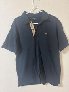 BURBERRY ネイビー ポロシャツ M - メルカリ