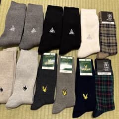 Lyle & Scott 他ソックス12足24-26㎝のサムネイル