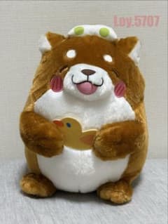 忠犬もちしば♨ぽかぽか温泉BIGぬいぐるみ