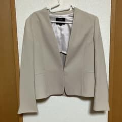 23区　トリアセダブルジョーゼット　ノーカラージャケットのサムネイル